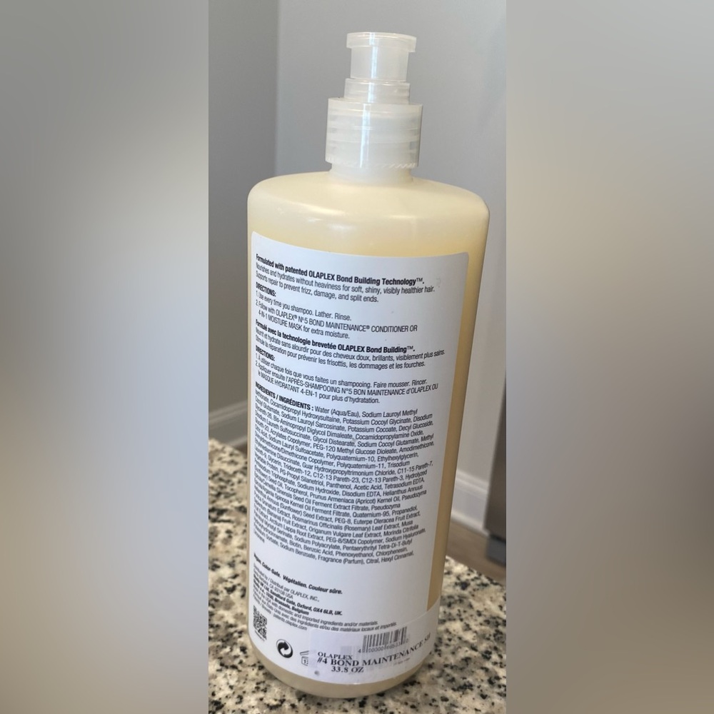 Olaplex No. 4 Bond Maintenance Shampoo 1000ml Liter - Picture 10 of 10